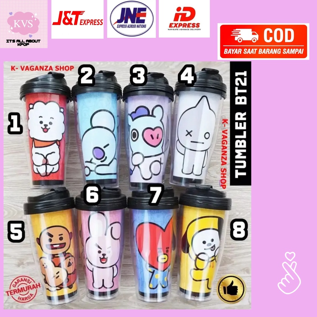 Botol Minum Bpa Free Termos Karakter Unik Plastik Tumbler Aesthetic Estetik Tempat Minum Anak Karakt