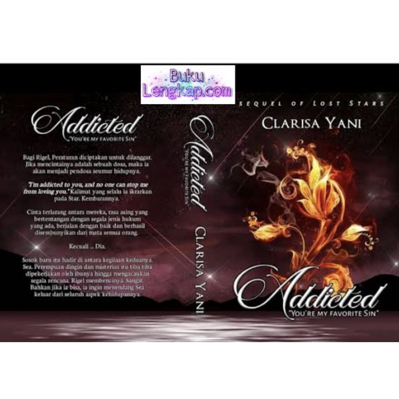 buku novel Addicted / Rei & sea - clarisa yani original