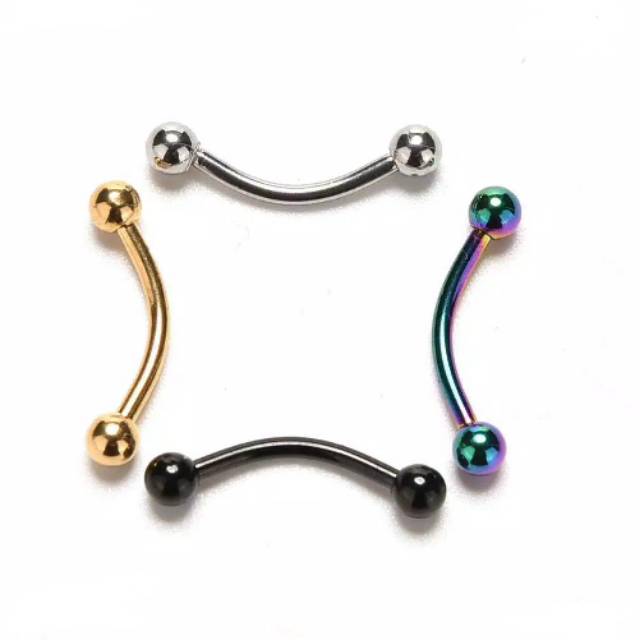 Tindik Barbel lengkung / Tindik telinga  ANTI KARAT