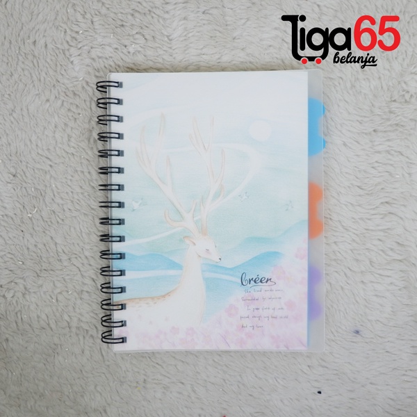 365 RING BOOK #40995 Type XQ22 Note Book Fancy Karakter / Buku &amp; Alat Tulis