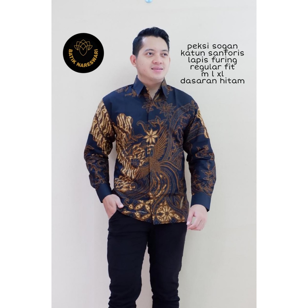 PEKSI SOGAN NARESWARI BATIKSOLOAMANAH KEMEJA BAJU BATIK PRIA SOLO LENGAN PANJANG PENDEK LAPIS FURING ATASAN BATIK PREMIUM MODERN KATUN HALUS ERLANGGA AIRLANGGA LESMANA AJISAKA LESMANA LASEM WULU SOGAN SUMITRO NAGA BIRU PARANG GATHUK NAGA SOGAN MERAK MERAH