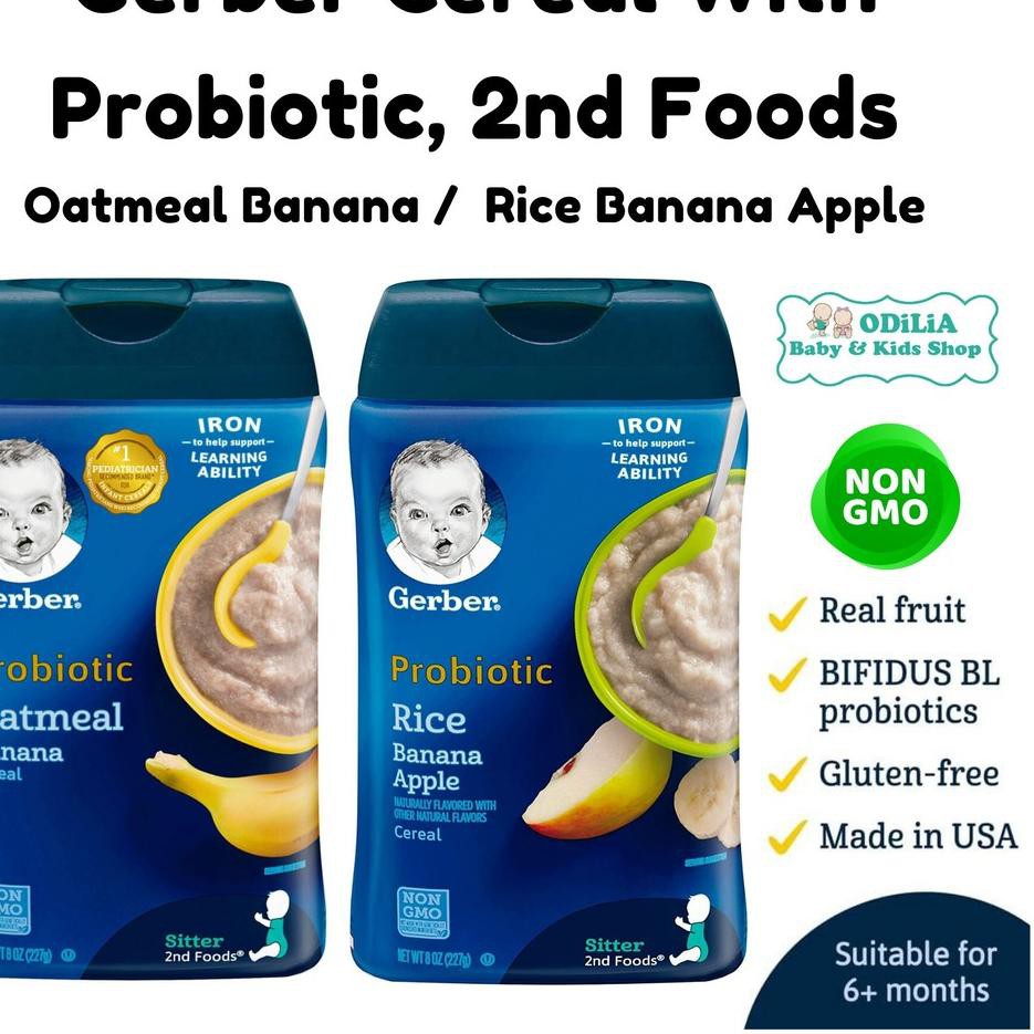 gerber probiotic rice banana apple