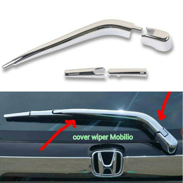 Cover wiper KACA belakang MOBIL HONDA MOBILIO CHROME CROME