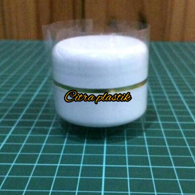 

plastik segel / plastik shrink 8cm x 5cm utk pot cream 12,5gram