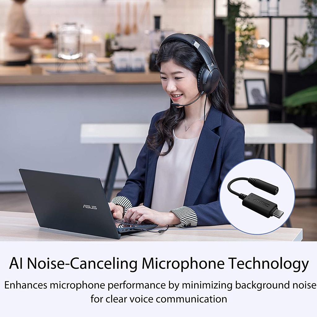 Asus AI Noise Canceling Mic Adapter Type-C to Jack 3.5mm