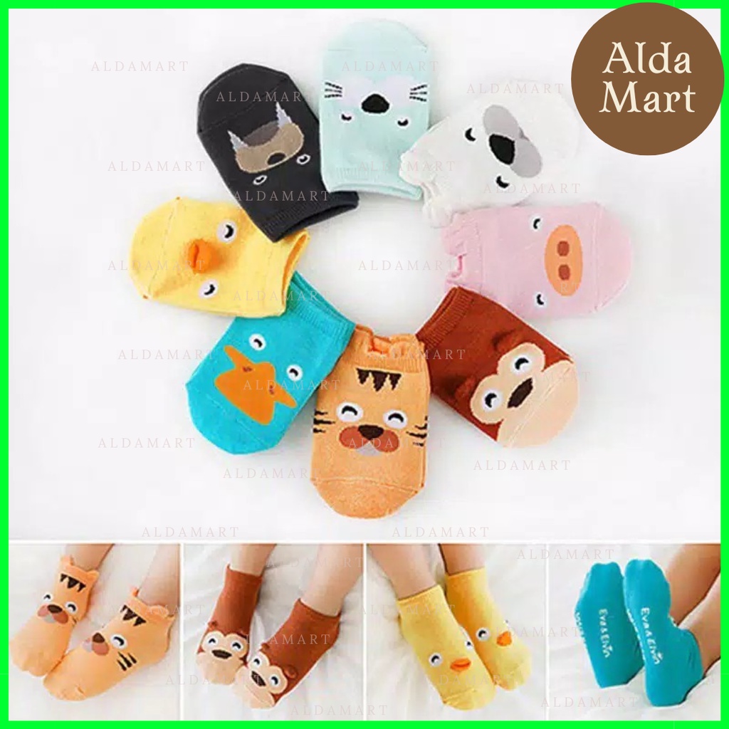 Kaos Kaki Anti Slip Motif Karakter Animal Baby Socks Kaos Kaki Bayi Impor