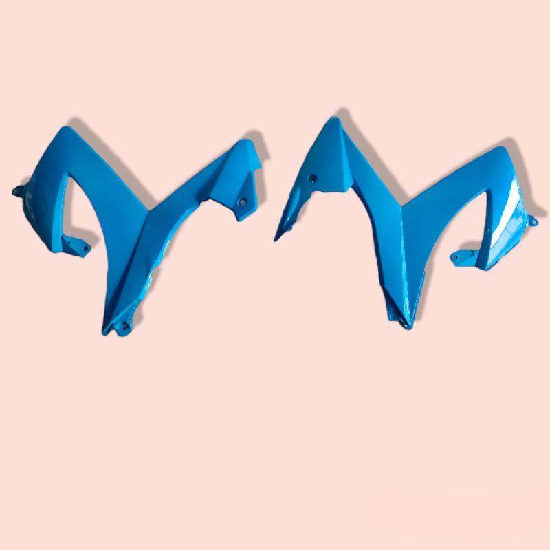 sayap samping satria fu new facelift kanan kiri tebeng biru sepasang 2014 2015