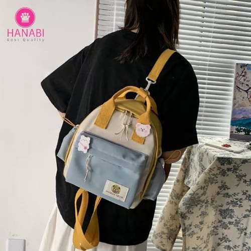 HANABI - Tas sekolah / tas  Ransel NATASYA  / backpack wanita tas slingbag lucu