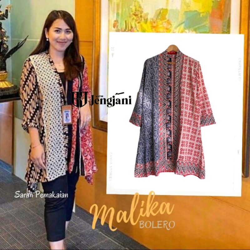 Outer Batik Paris Twotone | Cardigan Batik | Kimono Batik