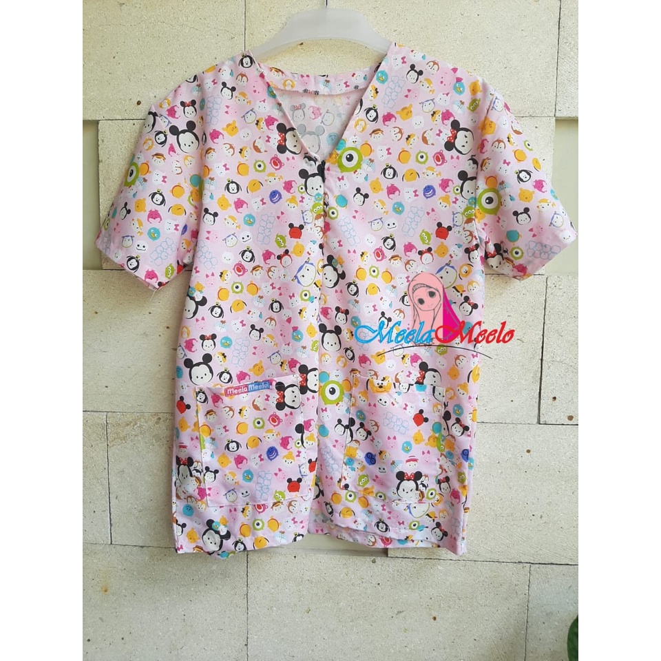 BAJU JAGA / SCRUB / JAGA MALAM DOKTER ANEKA MOTIF BAJU JAGA