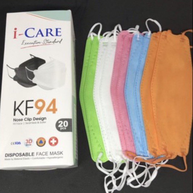 Masker KF94 evo i-Care 3D Stereoscopic Fish isi Medical Grade icare