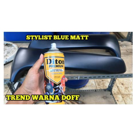 Cat Pilox Diton Premium Stylish Blue Matt 9283 400cc Biru Doff Matte