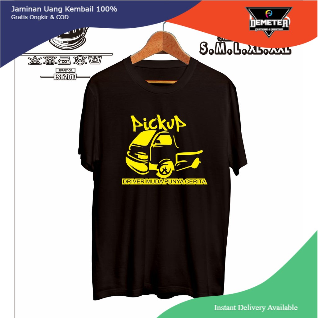 KAOS BAJU DRIVER MUDA PUNYA CERITA SUZUKI CARRY PICKUP MITSUBISHI COLT T 120 SS - DEMETER.CLOTH