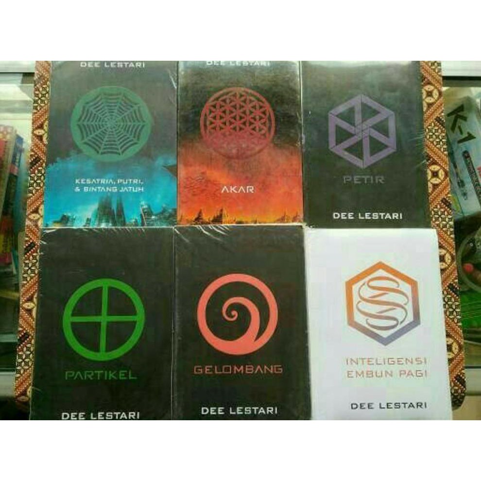 Paling Murah Buku Paket 6 Novel Best Seller Supernova Dee Lestari
