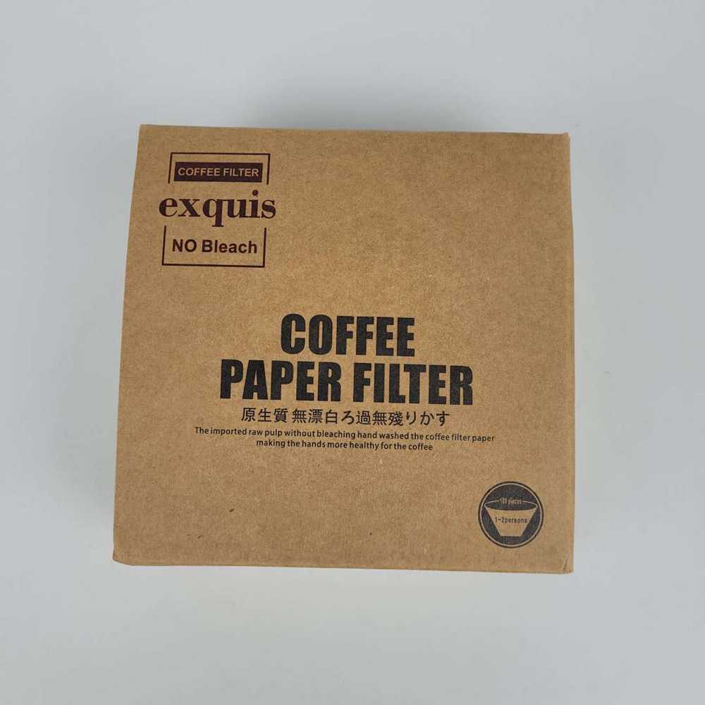 TD-DA1 Exquis Kertas Filter Saringan Kopi V60 Drip 1 - 2 Serve 100 PCS - V40