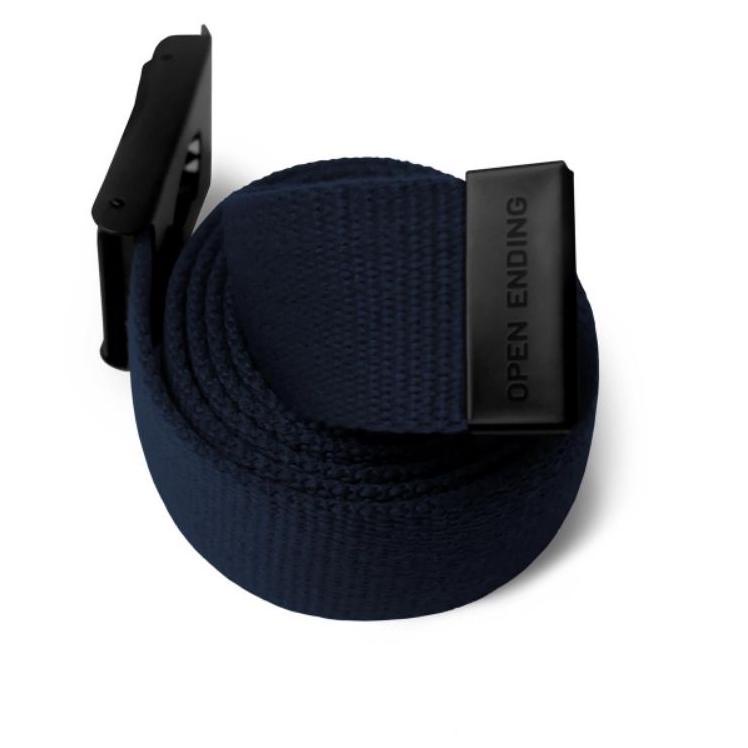 Terlaris.. Open Ending Webbing Belt Metal Buckle Deboss Logo