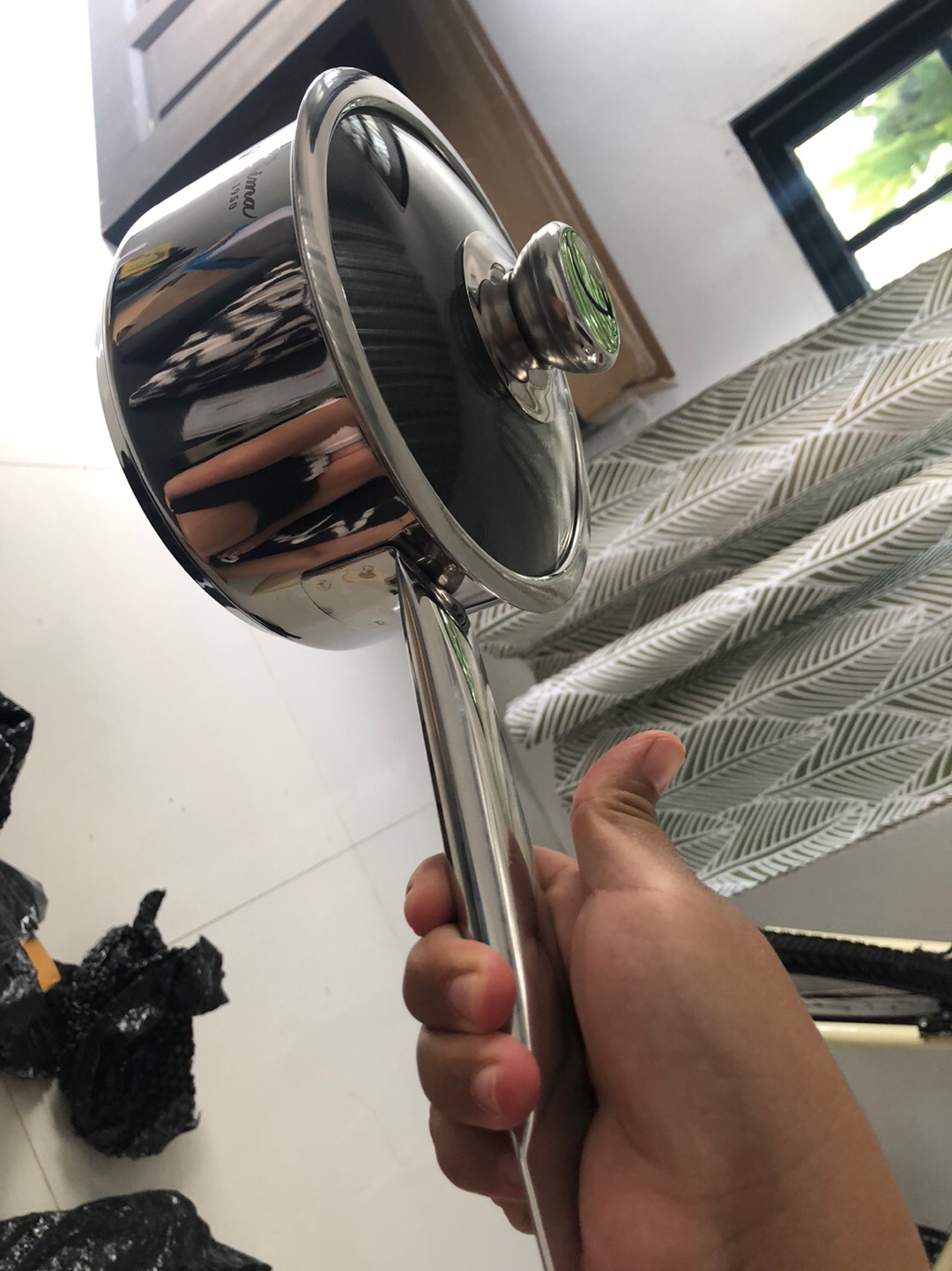 Bima Origin Nonstick Stoneforce Coating Saucepan 16cm Panci Bima 1.6lt Glass Lid B2003116