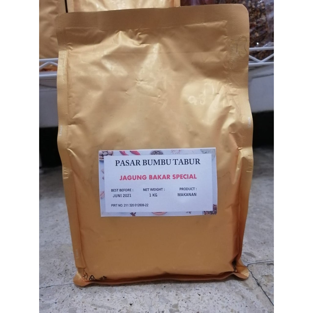 

BUMBU TABUR JAGUNG BAKAR SPECIAL 1 KG BUBUK MAKANAN ENAK MURAH HALAL