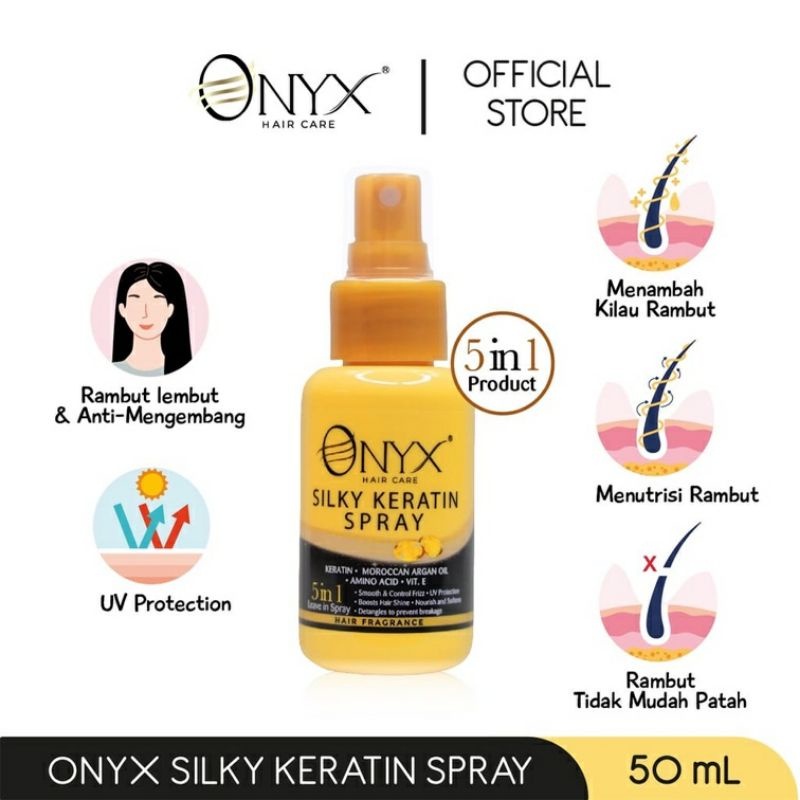 Onyx 5in1 silky keratin spray 50ml