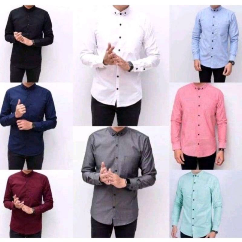 baju polos lengan panjang