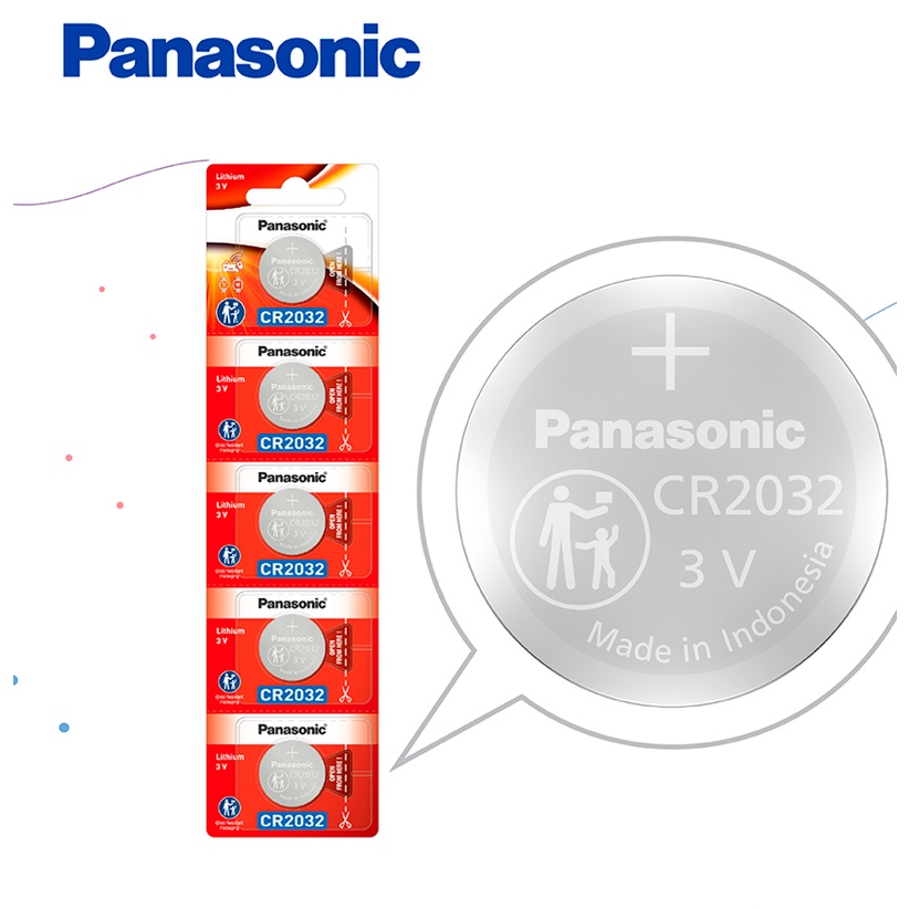BATERAI PANASONIC CR2032 KHUSUS GROSIR MINIMAL 1 KARTON