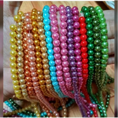 Mutiara Sintetis (Mutiara Berat) Uk 4 mm Harga/String