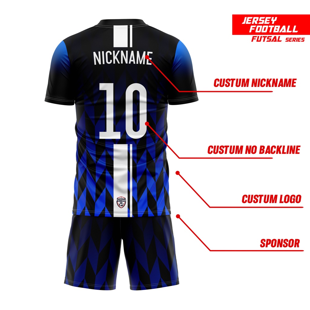 JERSEY BOLA FUTSAL SERIES VI SEPAK BOLA FULLPRINT GRATIS CUSTOM REQUEST