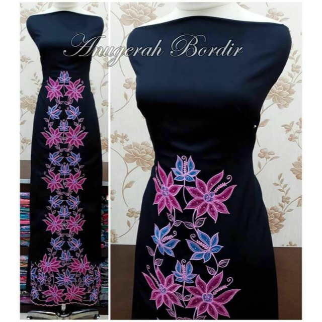 Bahan gamis bordir