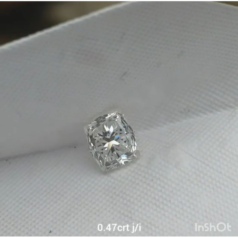 berlian banjar putih persegi cutting koleksi cincin berlian cincin diamond pria wanita bkn ruby akik