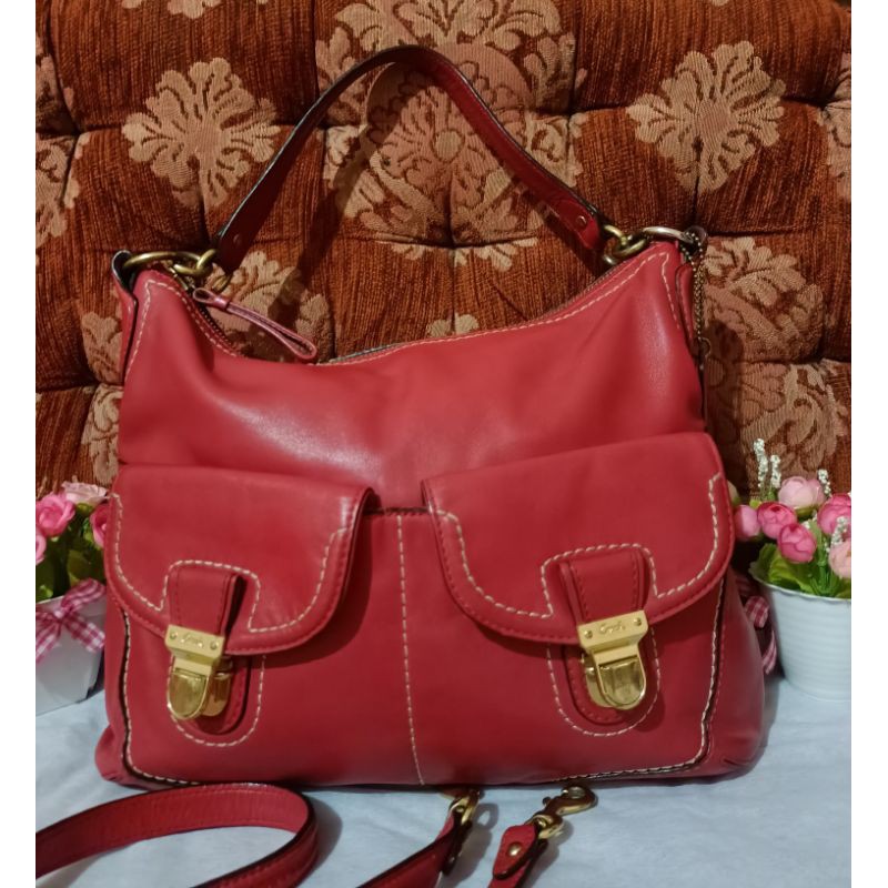 Coach Poppy Kelly Leather Avery