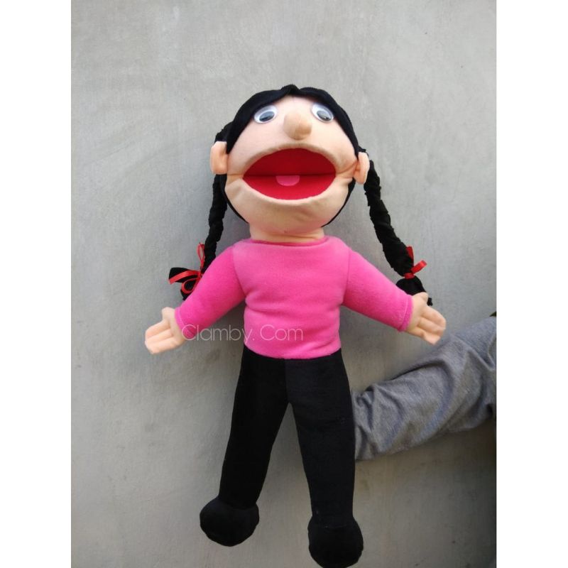 Boneka Tangan Muppet Adik Cewek | Boneka Mainan Dongeng