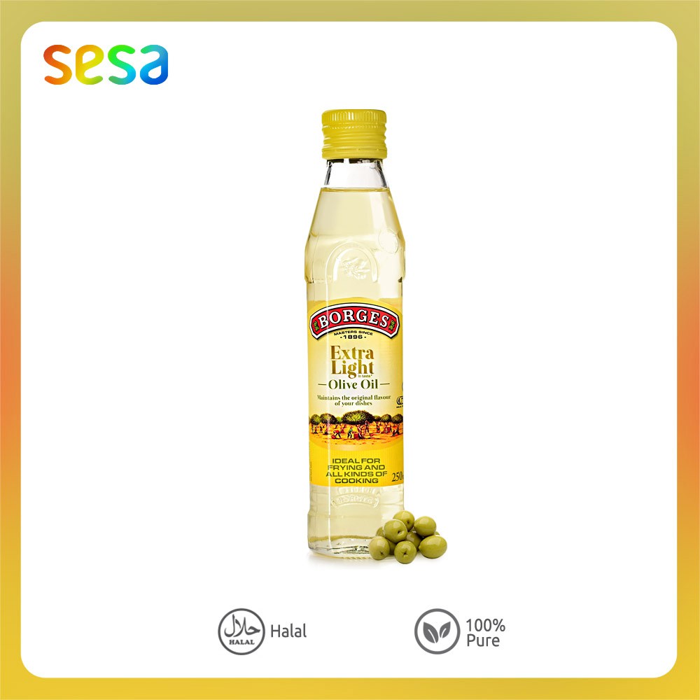 

BORGES Extra Light Olive Oil 250ml - Minyak Zaitun Sehat Kebutuhan Memasak