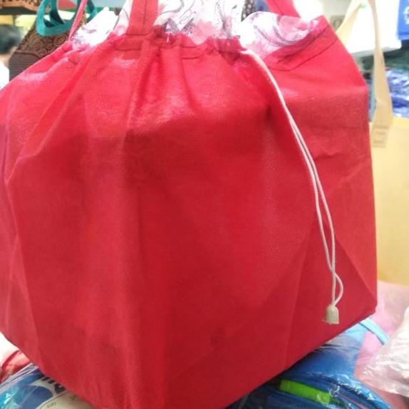 

tas besek 22x22 goodie + tas spunbond + harga perlusin