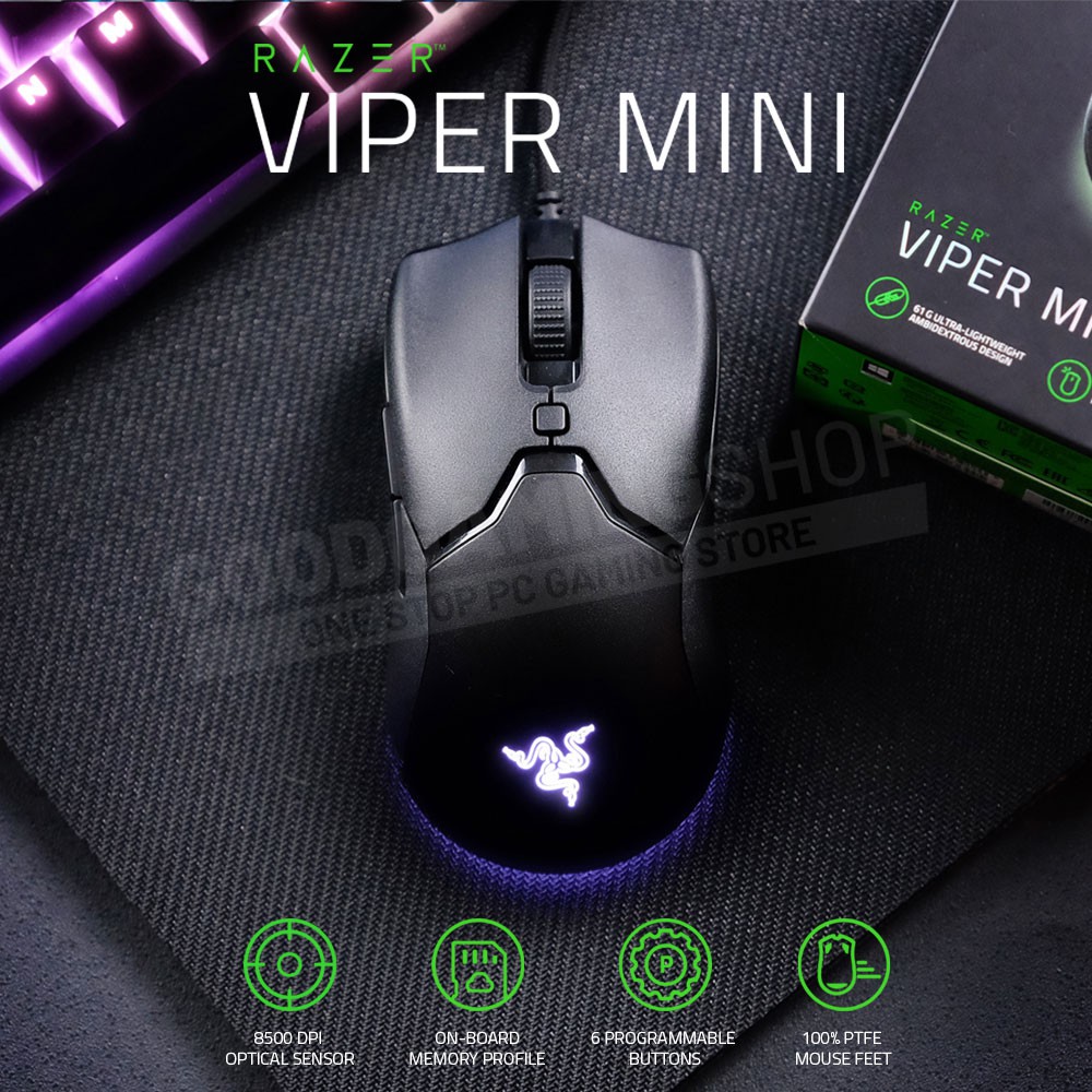 Razer Viper Mini Gaming Mouse Shopee Indonesia