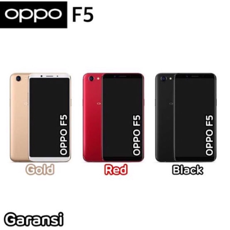 OPPO F5 ORI RAM 4/64GB BARU FULLSET SEGEL GARANSI 1TAHUN