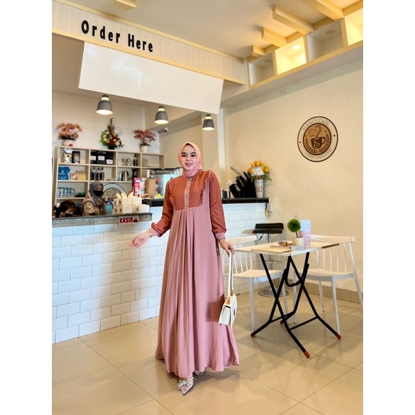 AZUMI DRESS LINEN BUSUI FRIENDLY