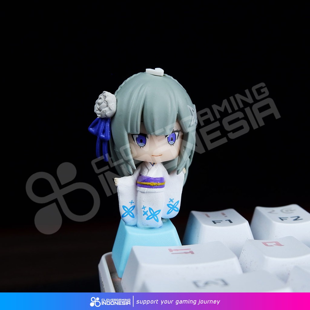 Keycaps Re:Zero Ram Rem Emilia - Re Zero Mechanical Keyboard