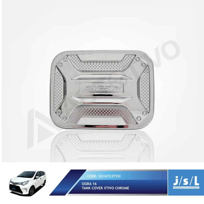 Tutup Bensin Sigra Tank Cover Xtivo Chrome