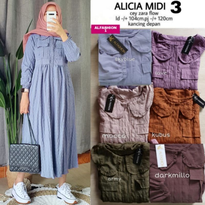 ALICIA MIDI DRESS