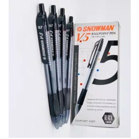 

BOLPOINT SNOWMAN HITAM V-5/07
