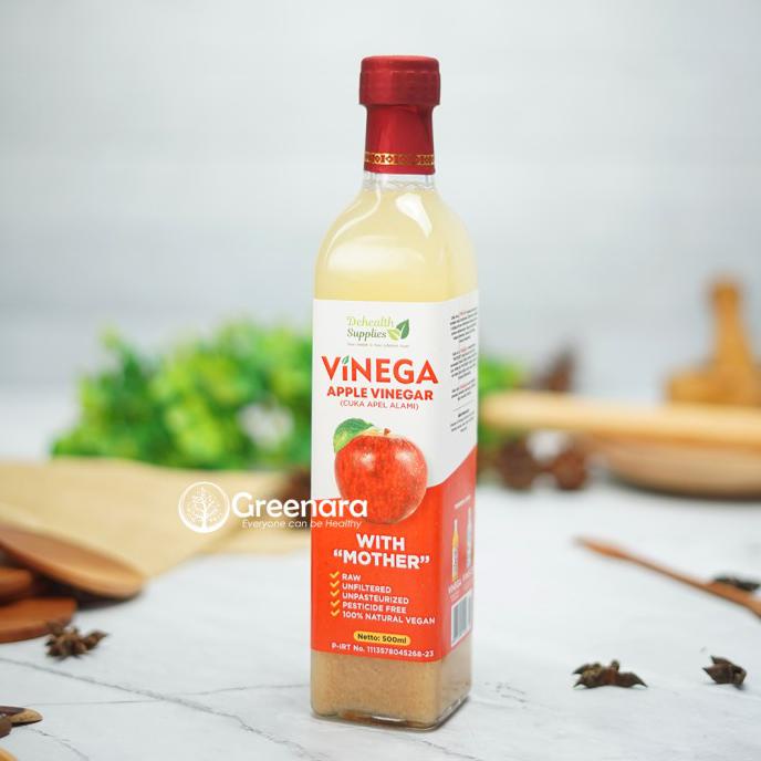 

Diskon Vinega Cuka Apel / Apple Cider Vinegar 500ml - BOTOL PLASTIK Big Sale