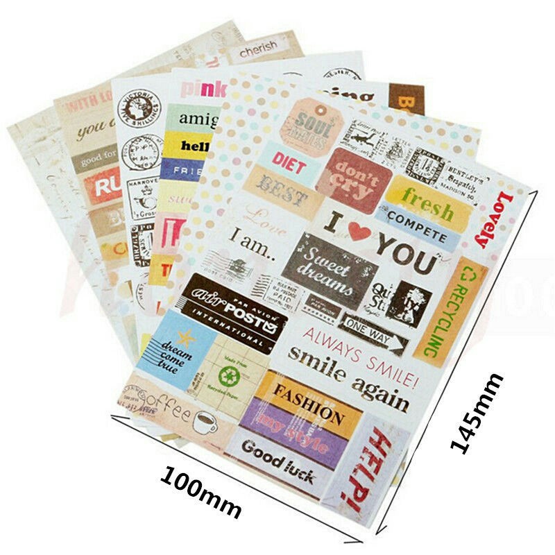 

STICKER SOULMATES 6S - STIKER KERTAS - SCRAPBOOK DIARY PLANNER PHOTO ALBUM DECOR - STICKY PAPER