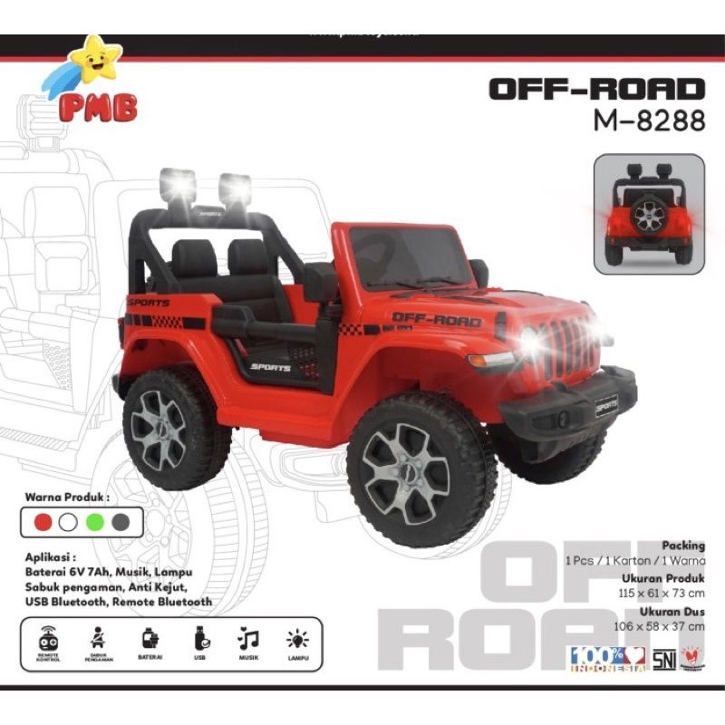 MOBILAN AKI M288 JEEP RUBICON