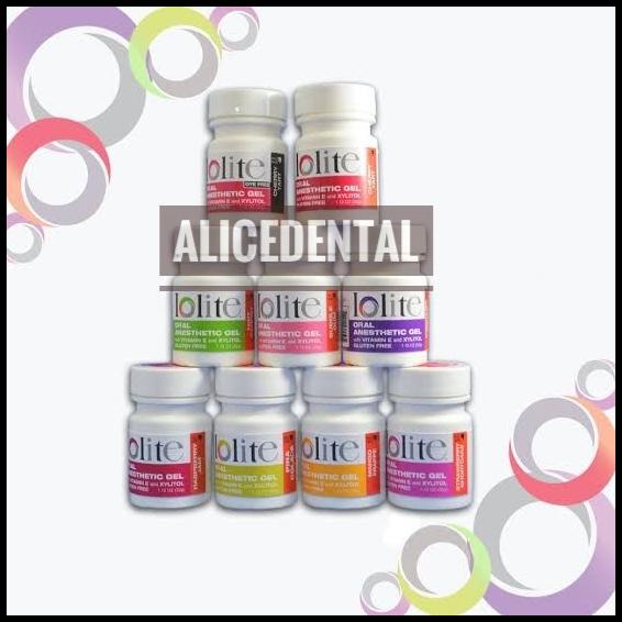Lolite Gel Iolite Topikal Anastesi Dental Anestesi Topical Anesthetic