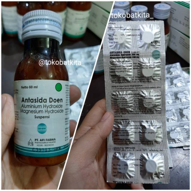 Antasida Doen Tablet Syirup Obat Sirup Maag Nyeri Uluh Hati Perut Kembung Mual Dan Perih Shopee Indonesia