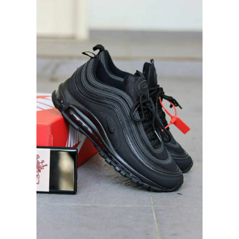 Sepatu Sneakers Nike Airmax 97 Triple Black