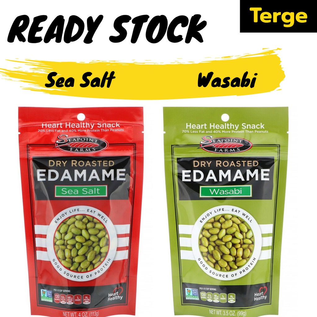 

Camilan Cemilan Sehat Seapoint Farms Dry Roasted Edamame Heart Healthy Snack