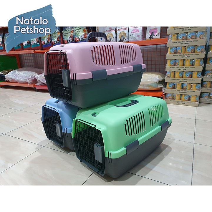 Pet Cargo Petopia / Payung Murah / Carrier / Kandang Portable / Kucing / Anjing / Tas Hewan / Kennel Box