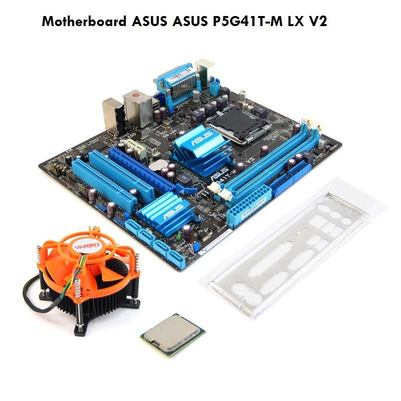 PAKET LENGKAP MOTHERBOARD G41 WITH PROCESSOR INTEL CORE 2 DUO E8400 BONUS FAN - TEKNO KITA