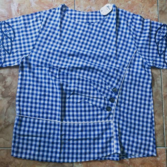 Atasan katun bordir jumbo